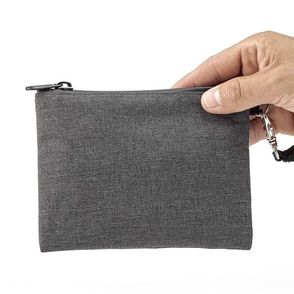Epulse Small Smell Proof Bag, Smell Proof Pouch Container, Stash Scent Proof Bag Storage, No Smell Odor Proof Bags Carbon Lined (gray)