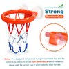 MARPPY Bath Toys, Bathtub Basketball Hoop for Toddlers Kids, Boys and Girls with 4 Soft Balls, Mold Free & Strong Suction Cup, Bathtub Shooting Game & Fun Toddlers Bath Toys for Boys or Girls