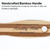 Olivia Garden Healthy Hair Eco-Friendly Bamboo Ionic Paddle Hair Brush (Combo)