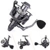 Sougayilang Fishing Reel 13+1BB Light Weight Ultra Smooth Aluminum Spinning Fishing Reel with Free Spare Graphite Spool (XY5000)