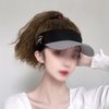 WAYUTO Ponytail Wig Baseball Cap with Hair Adjustable Houndstooth Hat with Synthetic Curly Wig Attached 13.8Inch Long Wavy Hair for Women Daily Party Use
