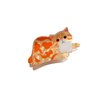 Adorable Cat Hair Clip Set - Animal Hair Barrettes for Girls, Women - Novelty Fun Hair Accessories (Orange cat)