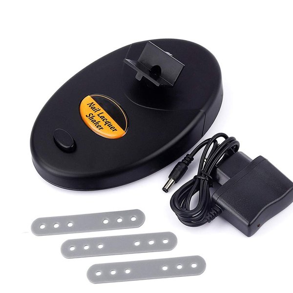 LIARTY Upgrade Shaking Machine Tools for Nail Art, Nail Lacquer Shaker Adjustable (black)