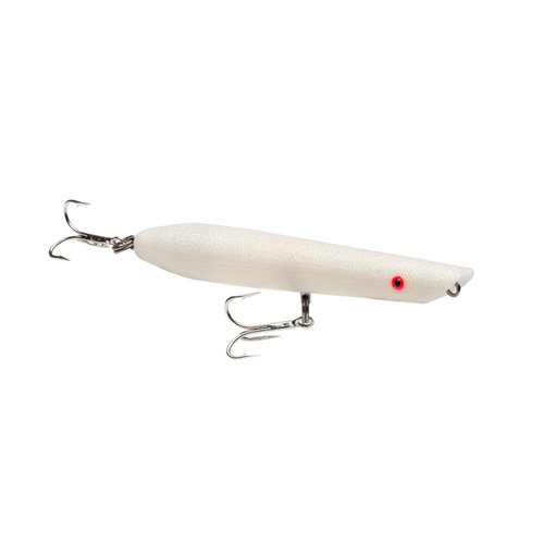 Cotton Cordell Pencil Popper Topwater Fishing Lure, Freshwater Fishing Gear and Accessories, 6", 1 oz, Bone