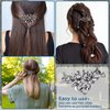 6 Pieces Celtic Hair Slide Hairpin Celtic Knot Hair Stick Vintage Metal Hair Barrette Hair Clips Hair Pin Hair Accessories for Women Girls (Silver)