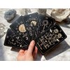 Shores Of Moon Luna Somnia Tarot Deck with Guidebook & Box - 78 Cards Complete Full Deck Starry Dreams Celestial Astrology Witchy Black Divination Tool