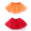 Women Tutu Colorful Running Skirts Rave Costumes Tutus, Classic Skirts Party Favor Orange