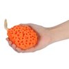 BORDSTRACT Shower Sponge, 3.3 x 2.8in Soft Adult Bath Foam Loofah Sponge, Body Shower Spa Exfoliator Cleaning Bath Ball Body Scrubber(Orange)