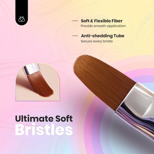 Beetles Nail Art Brushes Set Gel Polish Nail Art Design Pen Painting Tools Fingernail Brush Nail Cleaning Brush Nail Art Liner Brush and Nail Dotting Pen Salon Beetles Gifts