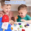 Alphabet Learning Ice Cream Matching Toys Montessori Preschool Learning Letter Sorting Stacking Toys for Toddlers,ABC Counting Toys Upper & Lowercase Alphabet Matching Game Gift for 3 Year Old Kids