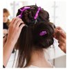 BEINY 6Pcs Plastic Non Slip Hair Clips - Professional Hairdressing Styling Sectioning Clips - Salon Alligator Clips for Thick Hair - Haircut Accessories Hairgrips for Women Girls (Purple)