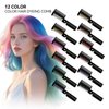 BEUKING Disposable Folding Hair Dye Comb, Highly Pigmented Easy to Dye, Quick Cover Concealer for Hair Make Up (#01 Grey)