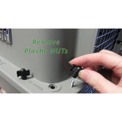 Replacement Metal Nuts for Airline Approved Travel Kennel (25 Pack)