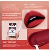 MAEPEOR Matte Lipstick Set 4 Colors Velvety All Day Lipstick Waterproof Long Lasting Lipstick Samples Case (Set 02)