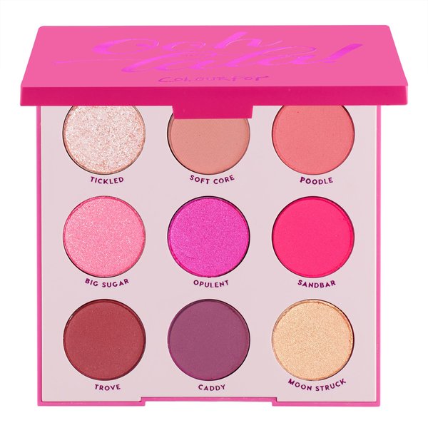 Colourpop Oh La La Shadow Palette - Pink & Purple Shadows with Metallic, Matte and Satin Finishes - High-Pigment Makeup with a Long-Wearing Formula (0.3 oz)