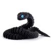 3D Printed Animal Snake, 23.6 Inches 3D Printed Snake Toy,3D Printed Simulate Snake Animal Articulated Flexible Snake Funny Fidget Toys Home Class Prize Christmas Party Favors（Balck）