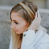 Madison Braids Women's Headband Hair Braid Natural Looking Synthetic Hair Piece Extension - Arisa Fishtail - Platinum