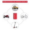 SINGARO 12PCS Tire Valve Stem Caps, Car Exterior Accessories, Aluminum Alloy Valve Cover Universal for Cars, Trucks, Motorcycles and Bicycles (Red)