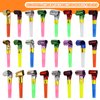 Weoxpr 144pcs Two Kinds of Noisemakers Blowouts Party Horns, Bulk Toys, Birthday Party Favors, New Years Party Noisemakers, Party Accessory, Prizes for Kids, Party Whistles and Streamers