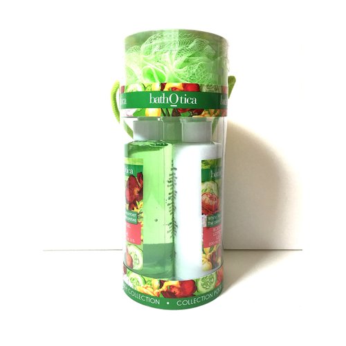 Bath Optica 4pc White Tea Cucumber Bath Collection