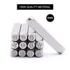 Tlimus 12pcs Flower Theme Metal Stamps, 6MM (1/4”) Metal Stamping Tools DIY Arts and Crafts Supplies Stamping Accessories, Leather & Wood Stamps