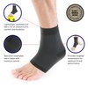 Neo-G Airflow Ankle Compression Sleeve - Sports, Daily Wear - Compression Ankle Brace, Tendonitis Support, Compression Ankle Support for Weak Ankles and Joint Pain - Airflow - M - Black