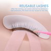 TARSHYRY Lash Mannequin Head with 3 Lash Layers,Soft-Touch Silicone Eyelash Extensions Training Head,Removable Flat Head Doll Head for Eyelash Extensions Practice,Makeup (White Skin)