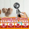 1 Oz Ice Cream Scoop with Trigger #30 - Versatile 1 Oz Scoop for Gelato, Cookie Dough Baking, Sorbet & Meatballs - Rust-Resistant Stainless Steel, Easy to Clean in Dishwasher, Non-Slip Handle