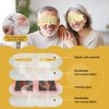 16 Packs Eye Masks for Dark Circles and Puffiness Disposable Soothing Headache Relief Dry Eyes, Stress Relief Relief Eye Fatigue Steam Eye Masks (Chamomile)