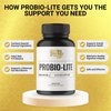 Golden After 50 Probio-Lite - for Gut Health and Digestion Support - Probiotics for Men and Women - 30 Gelatin Capsules - Probiotics for Occasional Heartburn, Gas, Indigestion