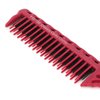 Teasing Comb, 3 Row Comb Hair Care Hair Styling Modeling Comb Lightweight Hair Salon Supplies Comb (Red)