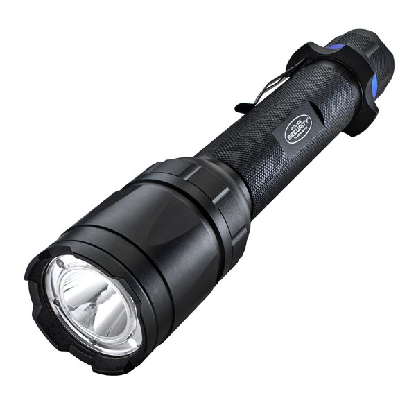 Police Security Trac Tact 6AA Flashlight | 1000 Lumens |Belt Clip | 5 Light Modes | Water Resistant