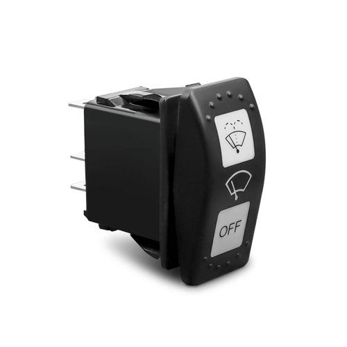 Windshield Wiper Control Switch Replace 710004941 Fit for Can-Am Defender HD10 HD8 2016-2023 Maverick X3, 7 Pin (ON)-ON-OFF, with Indicator Light