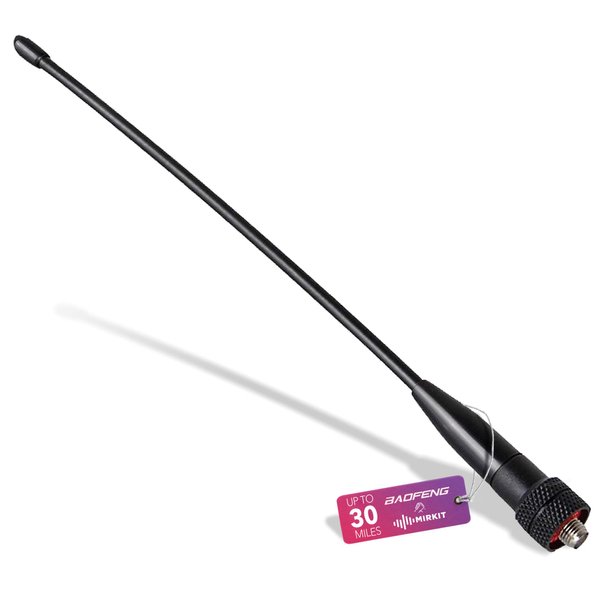 Dual Band Antenna Upgraded MP-701 SMA Female Antenna for Baofeng Accessories, VHF/uhf (144/430mhz) 50 Watt, 8.3inch Whip Antenna - Flexible Antenna Handheld for UV82 UV5R BF-F8HP UV-5RA UV-5RE UV-5R