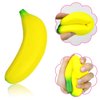 iMagitek 12 Pack Banana Stress Relief Toys Banana Stress Balls PU Toys for Kids Party Favors Supplies, Stress Relief Party Favors