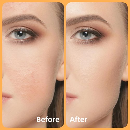 zhnnt 8 Pcs Vitamin C Sheet Face Masks-Moisturizing, Anti-Aging & Skin Firming, Hydrating & Brightening Sheet Mask - Cruelty-Free Skincare for All Skin Types