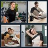 Heated Shoulder Brace Wrap with Battery,Portable Electric Wireless Heating Pad with Hot Cold Therapy for Left Right Shoulder,Cordless Shoulder Heating Pad for Men Women