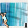 Hiwoss Beach Blanket Waterproof Sandproof Oversized 95”x 80”,Sand Free Beach Mat with Corner Pockets,Portable Mesh Bag for Beach Festival,Picnic,Travel and Outdoor Camping (DreamSea)