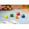 Learning Resources Jumbo Foam Polyhedral Dice, 5 Dice, 4, 8, 10, 20 Sides, Ages 5+ Multicolor, 3 W in