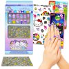 Hello Kitty and Friends Press-On Nails for Kids - Bundle with 12 Hello Kitty Stick-On Nails Plus Nail Art Stickers, More | Hello Kitty Nail Kit for Girls