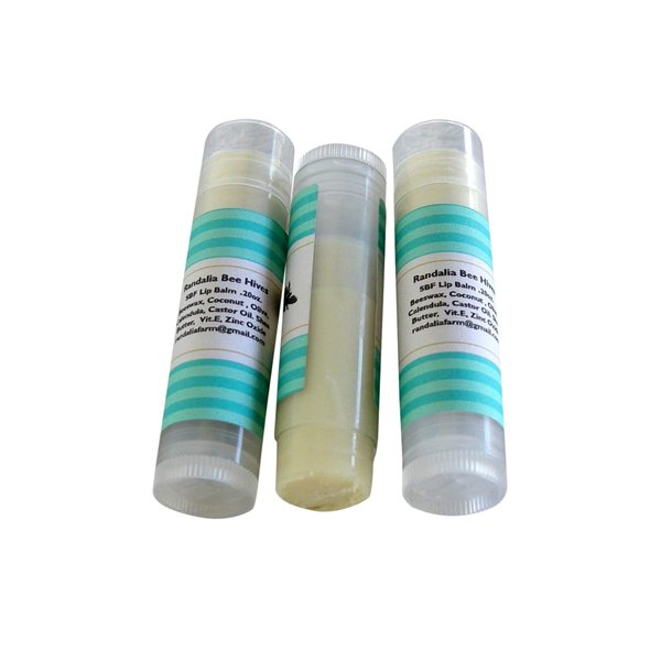 Set of 3 Lip Balm, Sunscreen, Zinc Oxide, Randalia Bee Hives