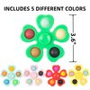 24 Pcs Fidget Spinners Bulk-Mini Pop Bubble Fidget Spinner Toys for Kids Teens Adults Party Favors Games,Birthday Return Valentines Day Gifts Goodie Bags Stuffers,Classroom Rewards Carnival Prizes