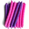 Aimin 50pcs Spiral Heatless Hair Curlers For Long Hair, 22Inch No Heat Curlers Kit With 6pcs Styling Hooks (purple-pink)