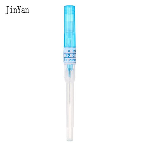 JinYan Piercing Needles 10PCS 22G IV Catheter Needles Kit Piercing for IV Start Kits,Ear Nose Piercing Needles Supply(22G)