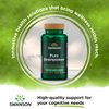 Swanson Pure Brainpower Brain Health Cognitive Memory Focus Support Brain-Derived Neurotrophic Factor (BDNF) Herbal Supplement (Ginkgo Biloba, Bacopa Monnieri) 60 Veggie Capsules (Veg Caps) Vegan