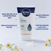 Nivea Men Sensitive Face Wash with Vitamin E, Chamomile and Witch Hazel Extracts, Gently Cleanses Skin Without Drying, 5 Fl Oz Tube