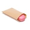 Volanic 100PCS 4X6 Inch Kraft Paper Bags Small Flat Party Favor Bag for Bakery Cookies Sandwich Soap Packing