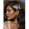 Catery Crystal Bride Wedding Hair Comb Silver Side Combs Bridal Hair Piece Clips Headpiece Hair Accessories for Women and Girls