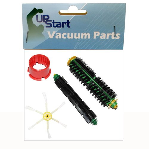 Upstart Battery Replacement for iRobot Roomba 581 - Kit Includes 1 Bristle Brush and 1 Flexible Beater Brush, 1 6-Arm Side Brush, 1 Brush Cleaning Tool