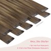 WENNALIFE Tape in Hair Extensions Human Hair Balayage Chocolate Brown to Caramel Blonde Tape in Extensions, 10pcs 25g 14 inch Remy Invisible Tape Ins Straight Soft Real Human Hair Tape in Extensions